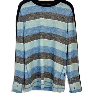 LULULEMON - Men’s Striped Pullover Sweatshirt Size Medium